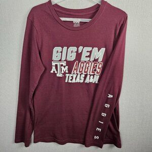 Texas A&M University Gen2 Apparel Long Sleeve T-Shirt Size Large 14/16
